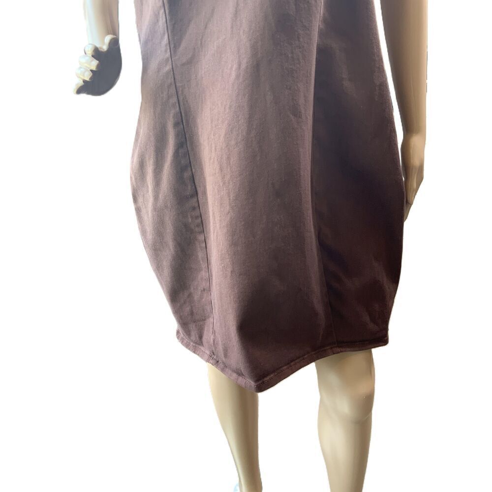 Divided Chocolate Brown Midi Dress - Picture 3 of 13